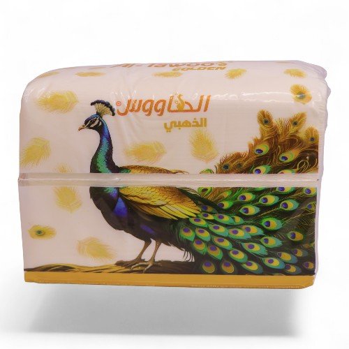 مناديل الطاووس الذهبي  800 منديل