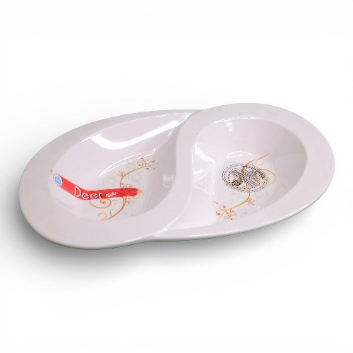 صحن مكسرات ميلامين 2 غرف موديل CC- 133