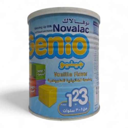 حليب نوفلاك جينيو بنكهة الفانيليا (رقم3) 400جم علبة