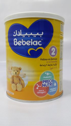 حليب اطفال بيبيلاك للرضع رقم 2 6- 12 شهر 400جم علبه