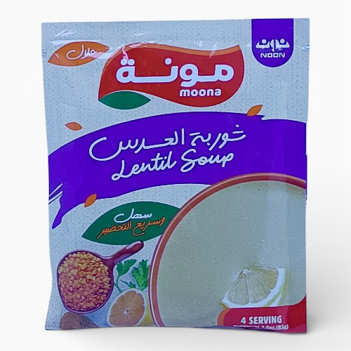 شوربة نون مونة بالعدس 56جم كيس