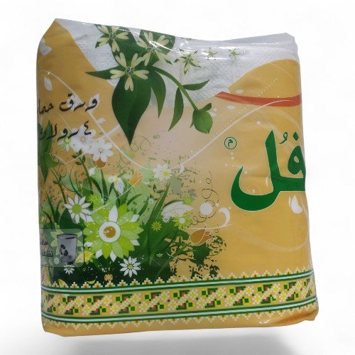 مناديل حمام فل ورق 4 رولات