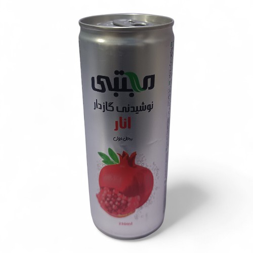 مشروب غازي مجتبى بالرمان 250 مل