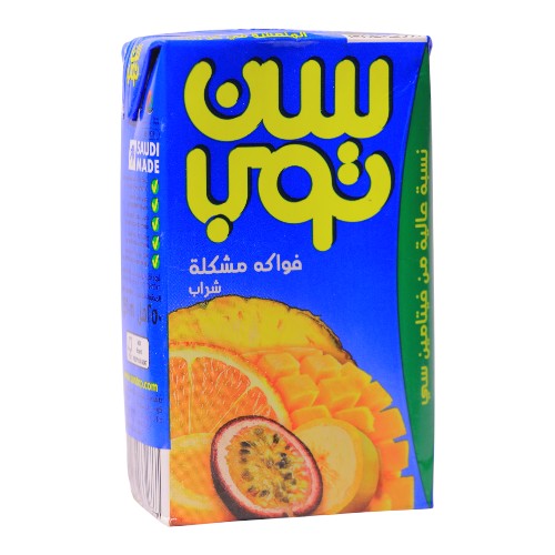 شراب سن توب فواكة مشكلة250مل تتراباك