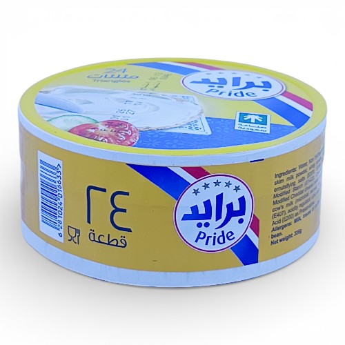 جبنة برايد مثلثات 24 قطعة × 336جم باكت