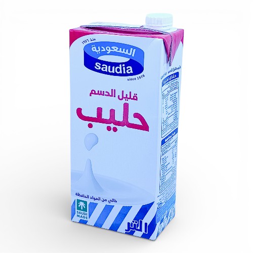 حليب السعودية قليل الدسم 1لتر