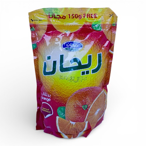 مسحوق شراب بودر ريحان بالبرتقال   750 جم + 150جم مجانا