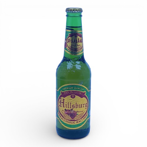 شراب شعير هلزبرغ بالرمان 330مل زجاج