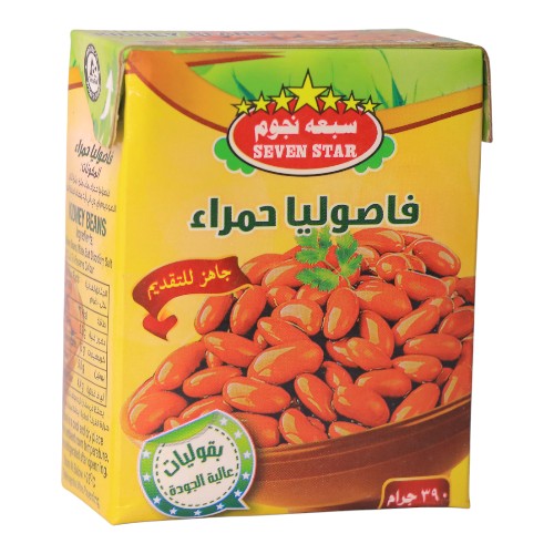 فاصولياء حمراء سبعه نجوم 390جم