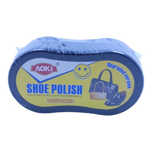 ملمع احذية اسفنج اوكي جميع انواع الجلديات علبة