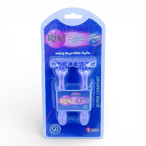 شفرات حلاقة رايت مريحة وناعمة 6 حبات