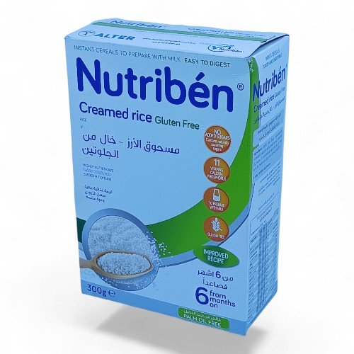 غذاء اطفال نوتريبن الارز خال من الجلوتين من 6 اشهر 300جم
