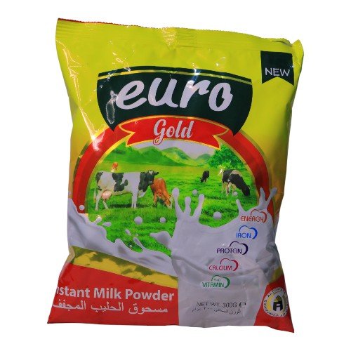 حليب يورو بودر كامل الدسم 300 جم كيس