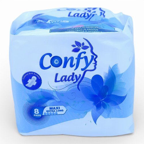 حفائض كونفي نسائي اكسترا لونج عبوة 8 حبة