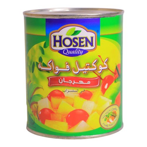 كوكتيل فواكه هوسين في شراب 836 جم