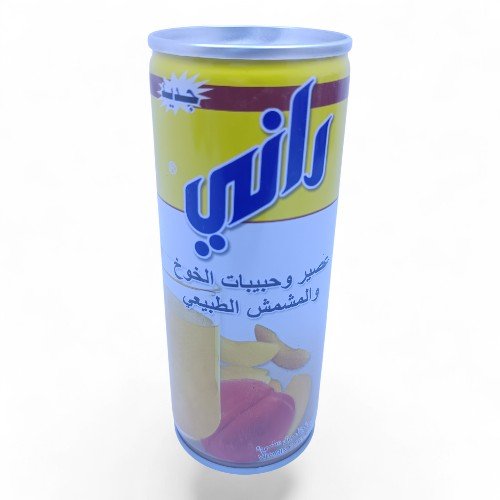 عصير طبيعي راني حبيبات الخوخ والمشمش 250مل